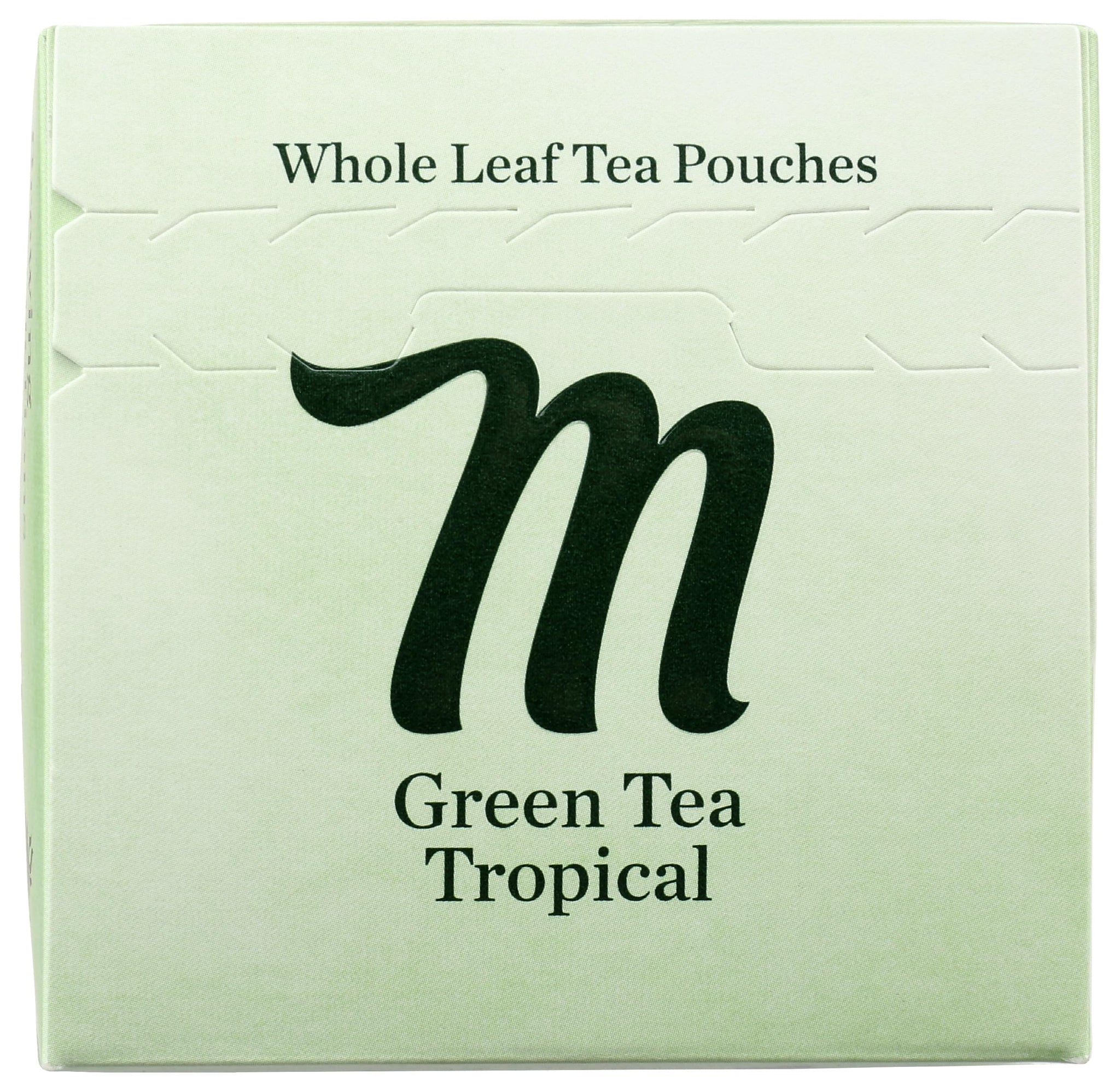 Mighty Leaf Tea, Green Whole Leaf Tea Bags - Green Tea Tropical - Light Caffeine - Blended with Pineapple, Guava & Tropical Fruit Flavors - 15 Count