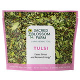 Tulsi Herbal Tea (Holy Basil) | Sacred Blossom Farm | 1.7 oz. Loose Leaf | Ease Stress Renew Enaergy* | Minimally Processed Wisconsin-Grown Medicinal