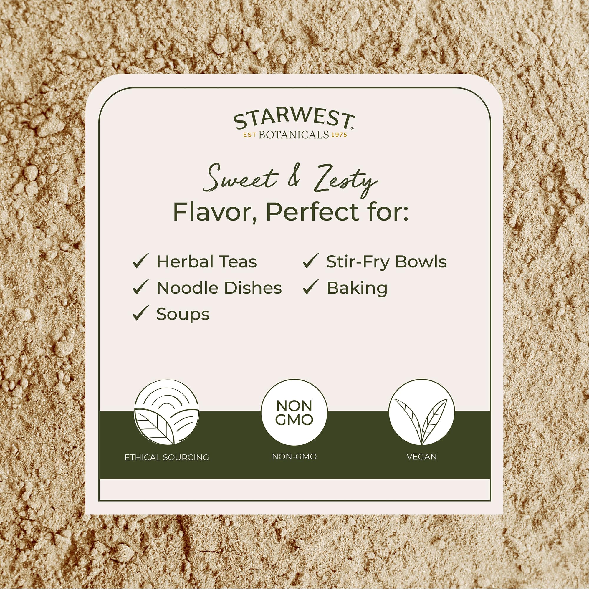 Starwest Botanicals Organic Ginger Root Powder, 2 Pound