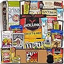 Man Cave Gift Box, Variety Pack (20 Count) Snack Care Package, Gift for Him, College Student, Birthday, Father's Day, Dad