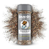 Dan-O's Preem-O Seasoning, 2.5 oz Bottle, Meat Seasoning for Steak, Ribs, Chicken, Brisket and More, Sugar Free, Zero Calorie, Use this Spice Blend