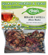 3 PIECES ROSA DE CASTILLA NATURAL HERBS HIERBAS Net Wt. 3/8 oz. (10.6 g)