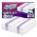 Swiffer WetJet Hardwood Floor Cleaner Spray Mop Pad Refill, Bathroom Cleaning Supplies, Hardwood Floor Cleaner, Multi Surface, 24 Count