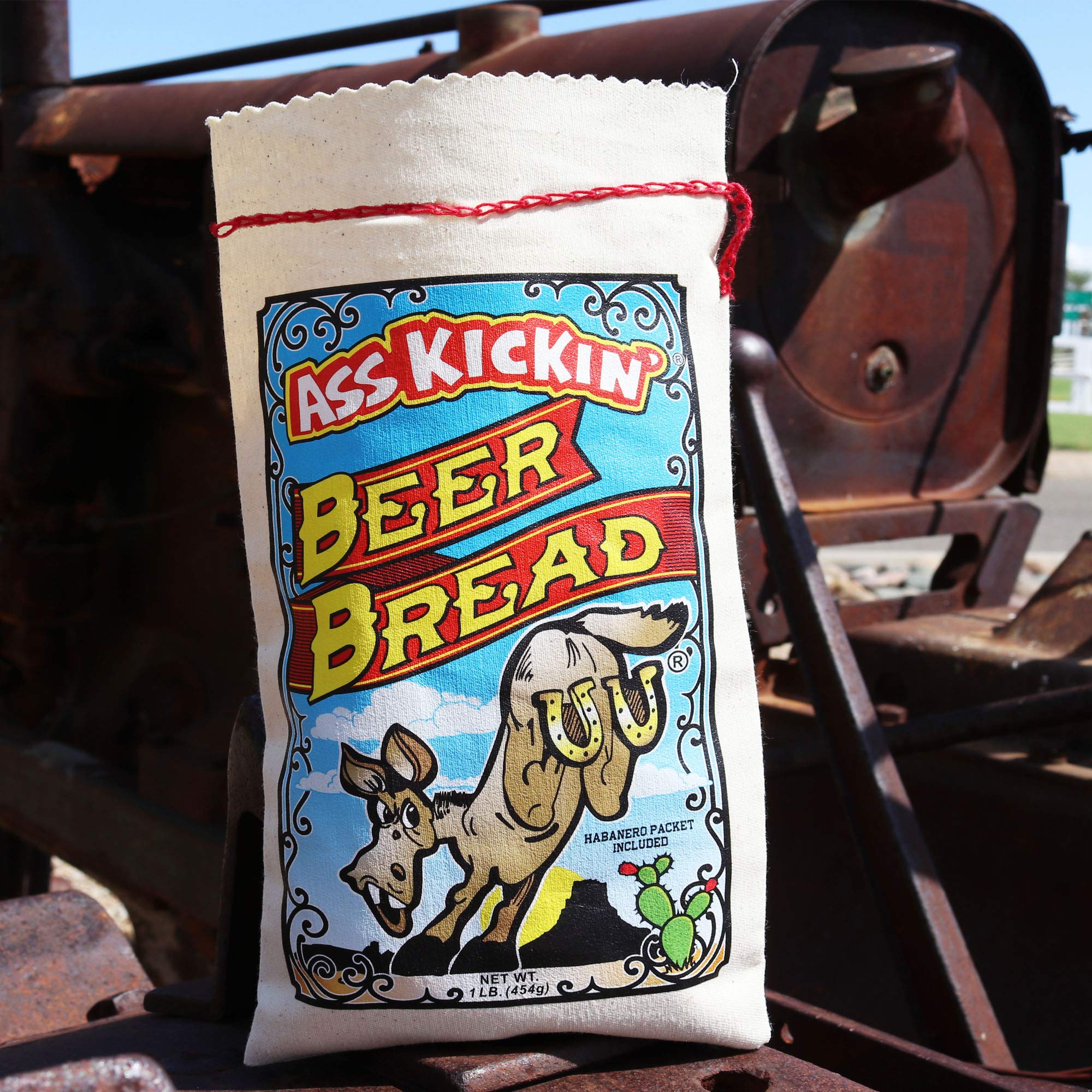 ASS KICKIN’ Beer Bread Mix -Premium Gourmet Gift-16 Ounces (Pack of 6)