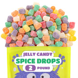 Spice Drops Candy - 2 Pound Bulk Pack - Jelly Drops - Gum Drops Candy for Buffets & Holidays - Chewy Spiced Treat - Anise, Clove, Cinnamon