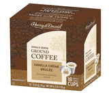 Harry & David Single Serve Ground Coffee Vanilla Creme Brûlée , One Box of 18 Servings