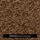 Frontier Co-op Whole Caraway Seed, 1lb Bulk Bag - Warm & Earthy Flavor - Organic Caraway Seeds for Bread, Cooking, Baking & Culinary Dishes, Kosher