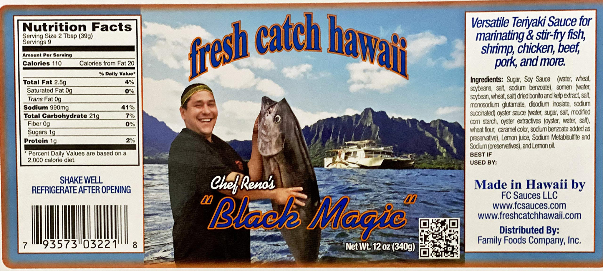 Chef Reno Black Magic Teriyaki Sauce
