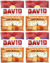 David Seeds, Pumpkin Seeds, 5-Ounce Bags (Pack of 4)