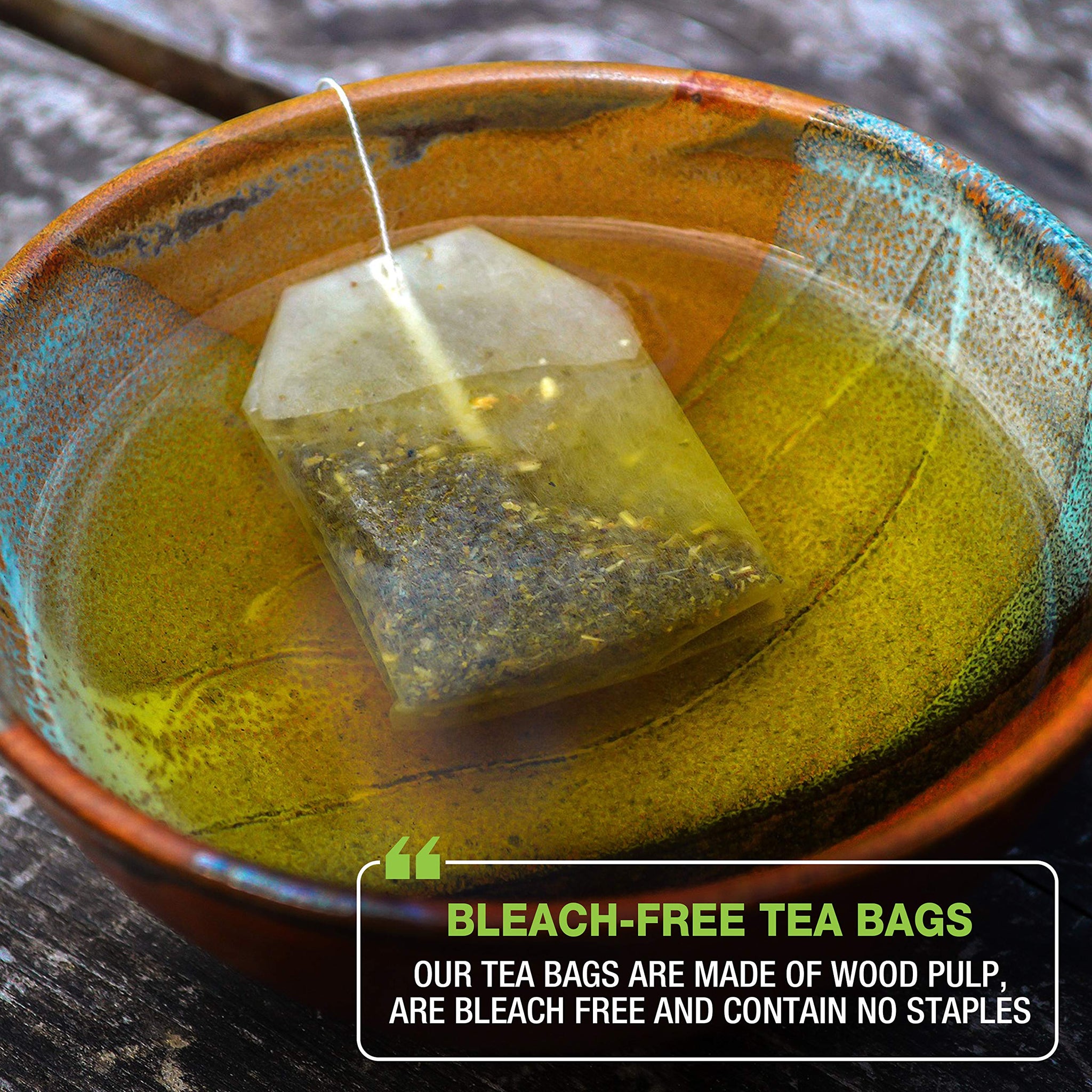 Tipson Organic Matcha Variety Sampler - 6 Flavors (60 Tea Bags), Herbal Tea Infusions - USDA Organic, Non GMO, and Gluten Free