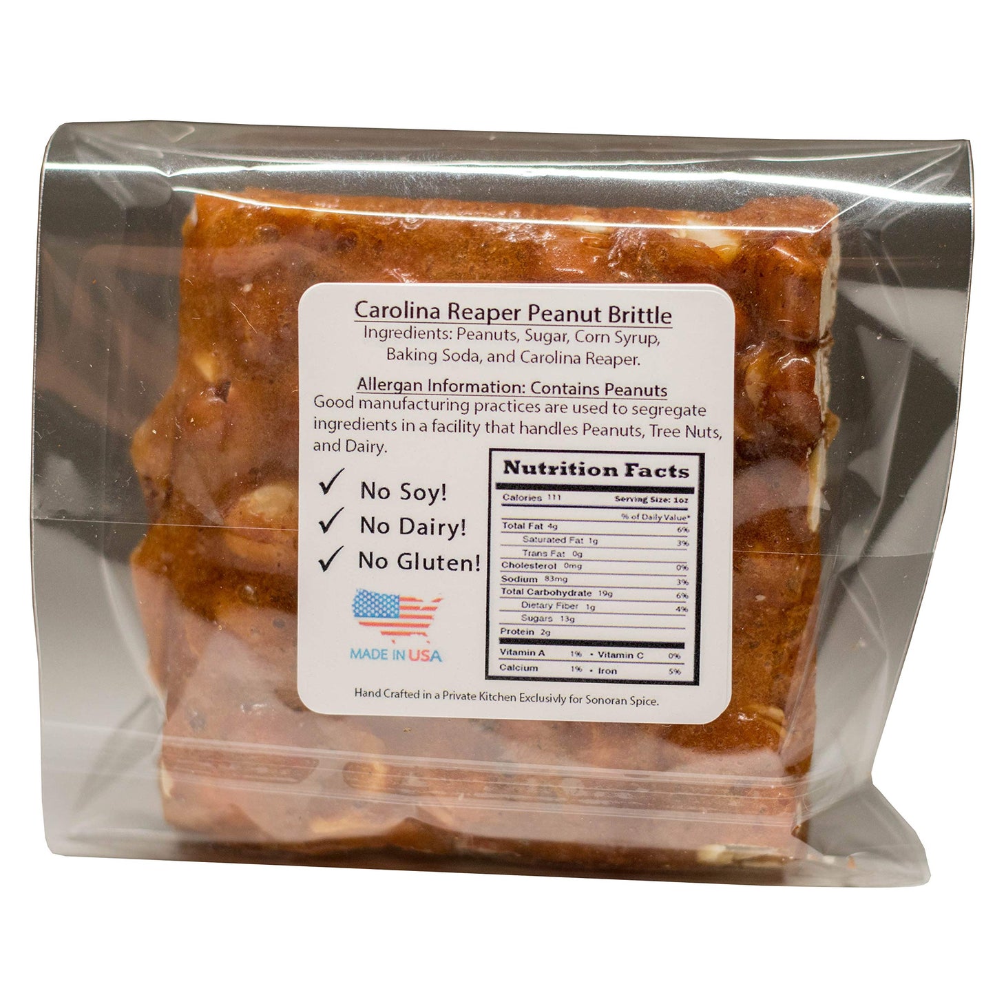Carolina Reaper Spicy Peanut Brittle