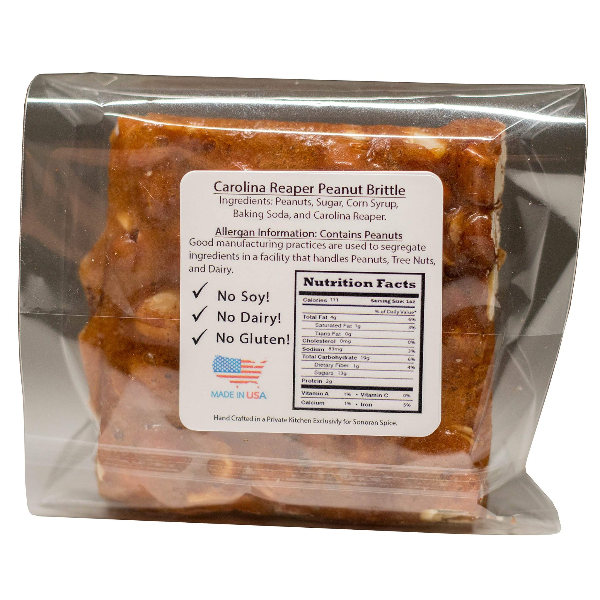 Carolina Reaper Spicy Peanut Brittle