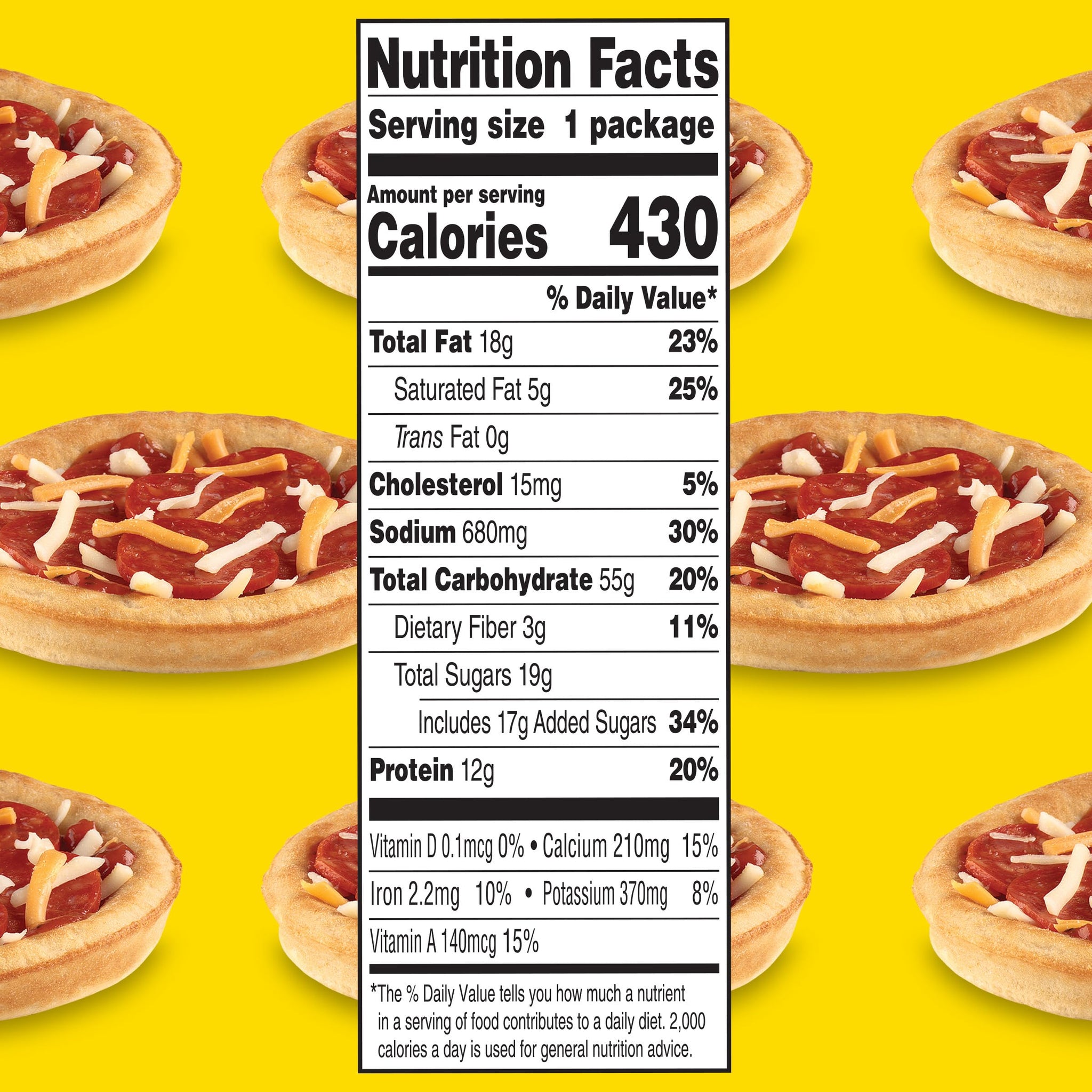 Lunchables Uploaded Deep Dish Pizza with Pepperoni Snack Kit, 15.12 oz Box