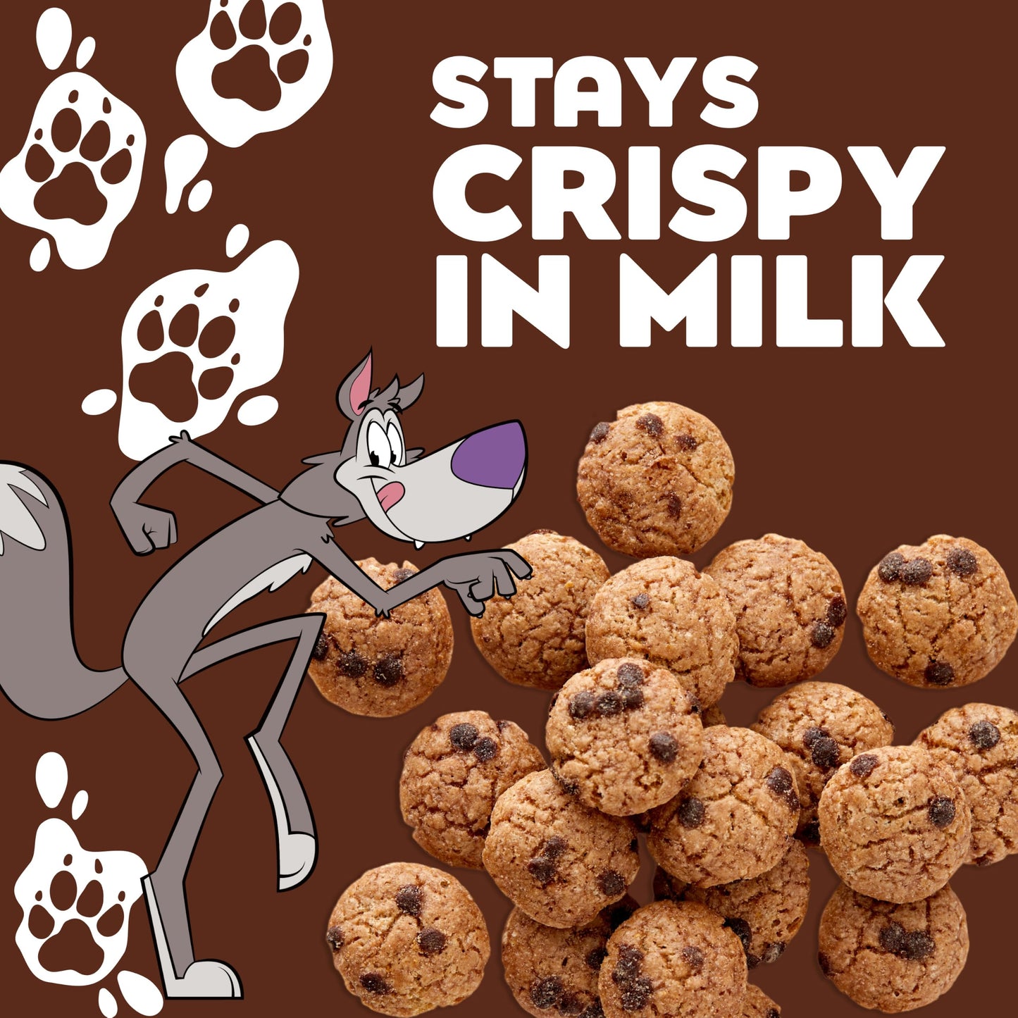 Cookie Crisp Cereal, Chocolate Chip Cookie Taste, Made with Whole Grain, Value Bag, 35 oz