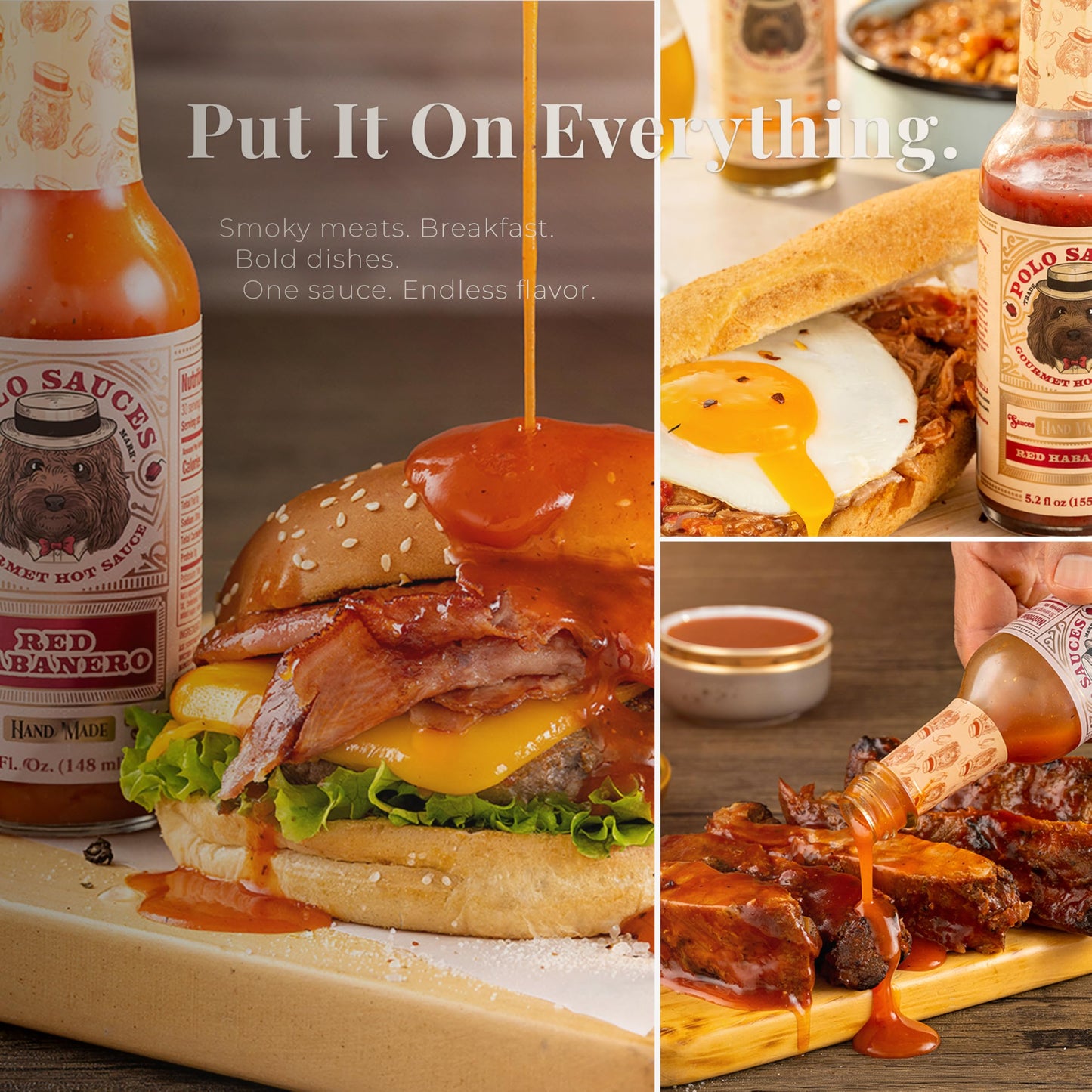 POLO Red Habanero Hot Sauce - Spicy Gourmet Sauce, Small Batch & Handcrafted in Florida, USA - Gluten Free & Vegan - 5 fl oz