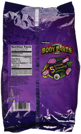 Frankford Gummy Body Parts Candy 60 Pieces Halloween Individually Wrapped