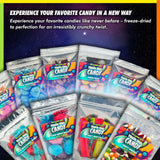 Fun Flavors Box Freeze Dried Candy Gummy Bear Hugs Crunch Treats, 2 oz