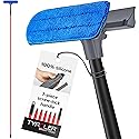 Tyroler Professional Window Squeegee for Home, Long Squeegee for Window Cleaning, 2-in-1 Window Cleaning Squeegee Kit, Indoor & Outdoor Window Cleaner