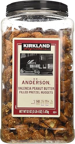 Kirkland Hk Anderson Peanut Butter Filled Pretzels 3 Lb (Pack of 2)