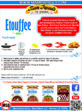 Mam Papaul's Etouffee Mix - 2.5 oz, Authentic Louisiana Creole Etouffee Sauce Base with Roux, Easy One-Pot Meal, Just Add Protein