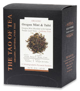 The Tao of Tea Oregon Mint & Tulsi Box Pyramid Sachets, 15 Pyramid Sachets