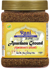 Rani Anardana (Pomegranate) Ground, Indian Spice 16oz (1lb) 454g PET Jar ~ All Natural | No Color | Gluten Friendly | Vegan | NON-GMO | Kosher | No