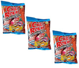 Chili Rokas Revolcadas (18 Pieces, 3 Pack), Assorted Mexican Candies, Sweet and Sour Hard Candy Pieces, Mexican Party Supplies, Chili-Covered Snacks