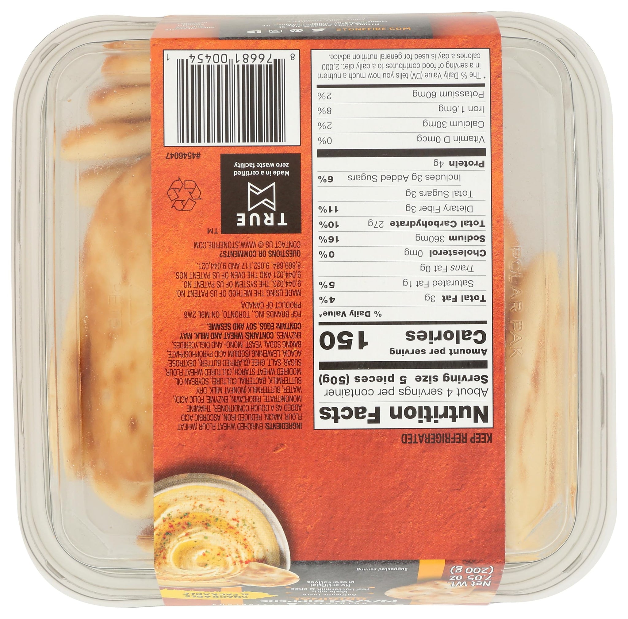 Stonefire, Naan Dippers Original, 7.05 Ounce
