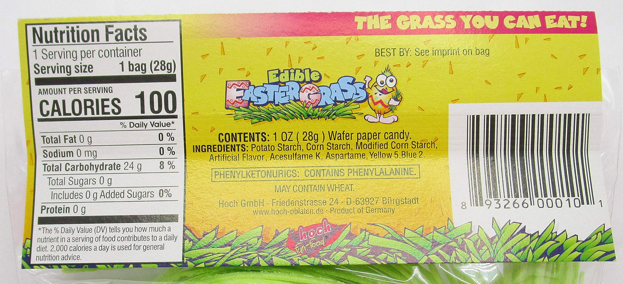Edible Easter Grass - 2 1OZ Packs