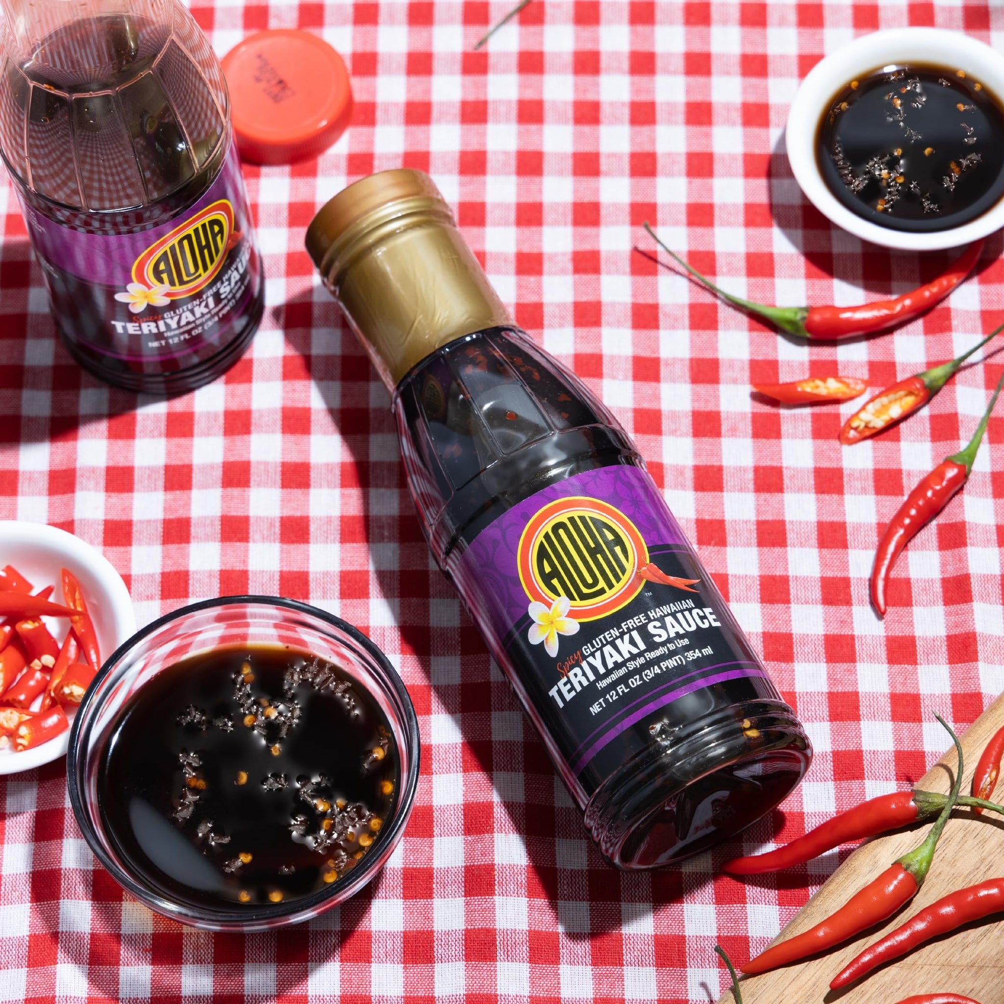 Aloha Shoyu - Spicy Gluten-Free Hawaiian Teriyaki Sauce - 24 oz