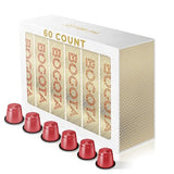 Piu Bello Bogota Espresso Coffee Pods for Nespresso Original Machines - Compatible Capsules Pack - Rich & Balanced Taste - Strong Italian Espresso