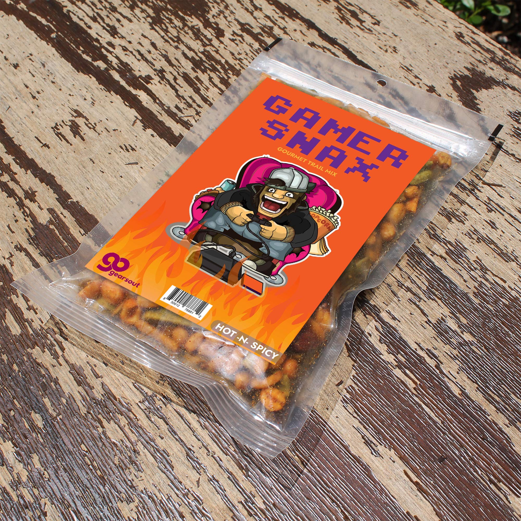 Gamer Snax Trail Mix - Funny Spicy Snack Mix for Kids, Teens, and Adults - Weird Stocking Stuffer, Made in the USA