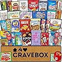 CRAVEBOX Snack Box Care Package - Pack for Adults Birthday Gifts for Men and Women, College Back to School, Graduation