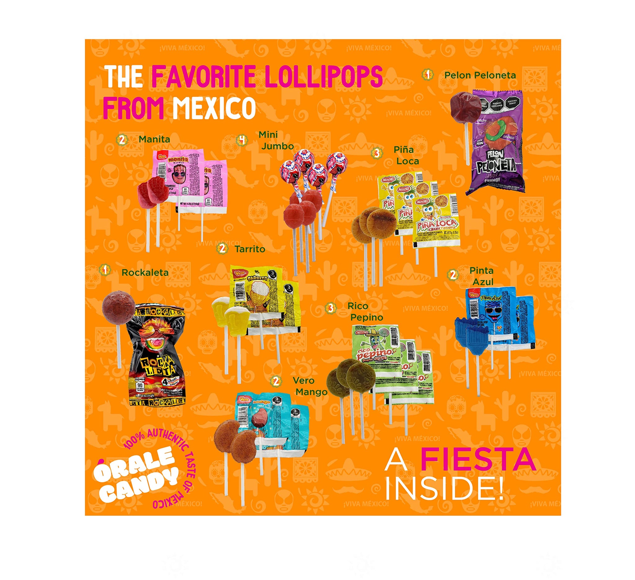 Mexican Candy Mix Assortment, Dulces mexicanos, Includes Vero mango, Salsaghetti, Peloneta, Pelon pelo rico, bulk candies, pulparindo, candy box
