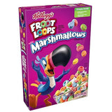 Froot Loops Kellogg’s Froot Loops Breakfast Cereal with Fruity Shaped Marshmallows, Low Fat, 10.5 oz Box(Pack of 16)