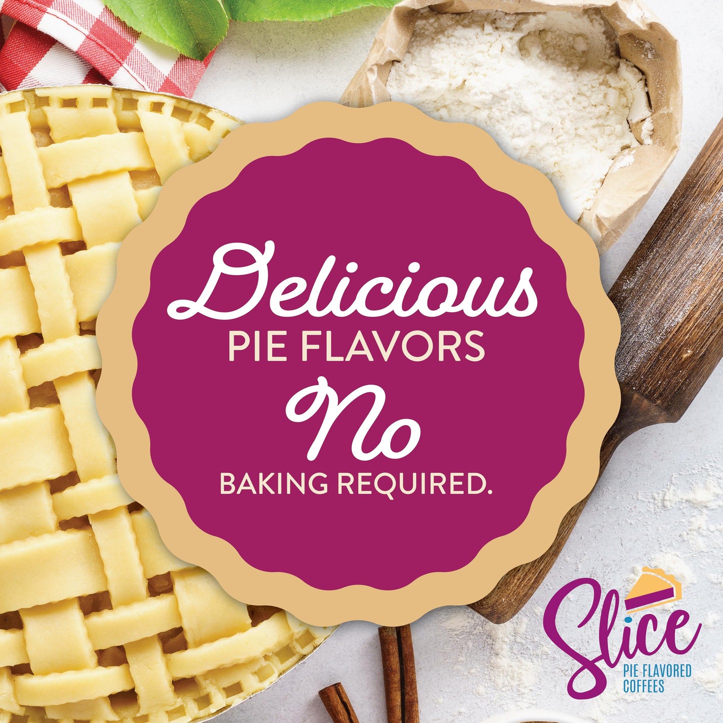 Slice Coffee Flavored Coffee for Keurig K Cup Brewers, Blackberry Pie, 40 Count