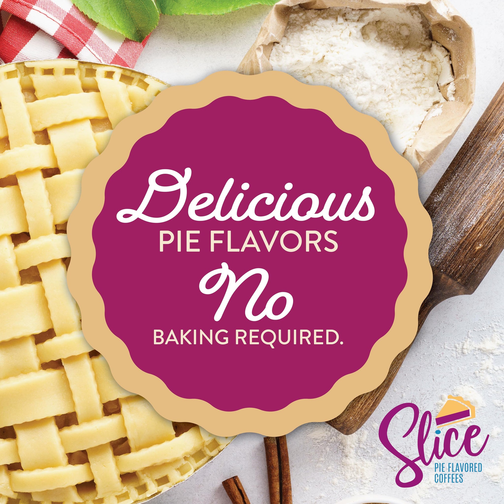 Slice Coffee Flavored Coffee, Pie for Keurig K Cup Brewers, Coconut Cream, 40 Count (Pack of 1)
