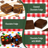 Valley Fudge, Chocolate Lover’s Gift Box, Fresh Artisan Fudge, Real Butter, Bulk Gourmet Candy, Individually Wrapped, Birthday, Thank You