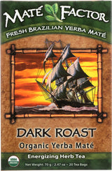 THE MATE FACTOR Dark Roast Yerba Mate Teabags, 20 CT