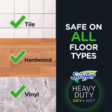 Sweep + Mop, Dry Pads Refill, Floor Cleaner for Dirt, Dust, Hair, Cleaning Cloths for Mopping Home, Bathroom, Kitchen, All Purpose Multi-Surface Floor