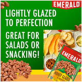 Emerald Nuts Honey Glazed Almonds (1-Pack), 5.5oz Resealable Bag, Kosher Dairy Certified, Non-GMO, Contains No Artificial Preservatives, Flavors or