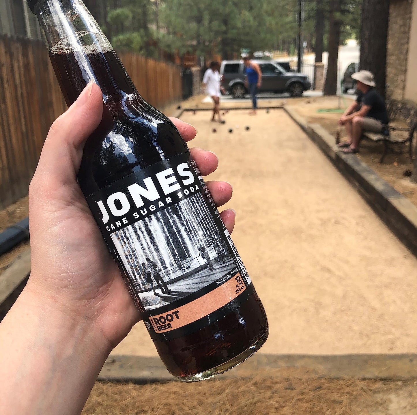 Jones Soda Co. Root Beer Flavor | 12-Pack | The Original Craft Soda | Made with Pure, 100% Cane Sugar | Pop Beverages/Soft Drinks | 12 Oz Glass