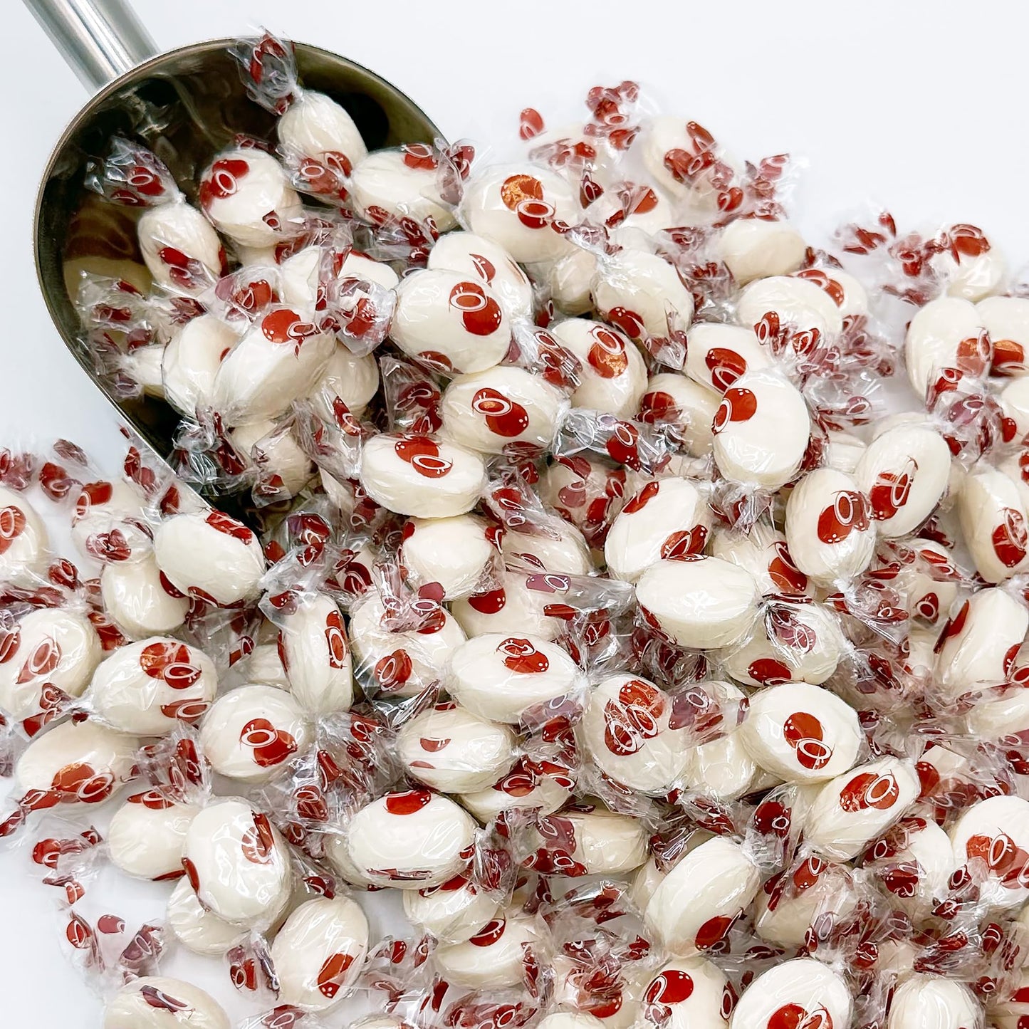 Coconut Hard Candy - 2 Pounds Individually Wrapped Candy, Creamy Filled Coconut Candy, Bulk Bag Old Fashioned Treats
