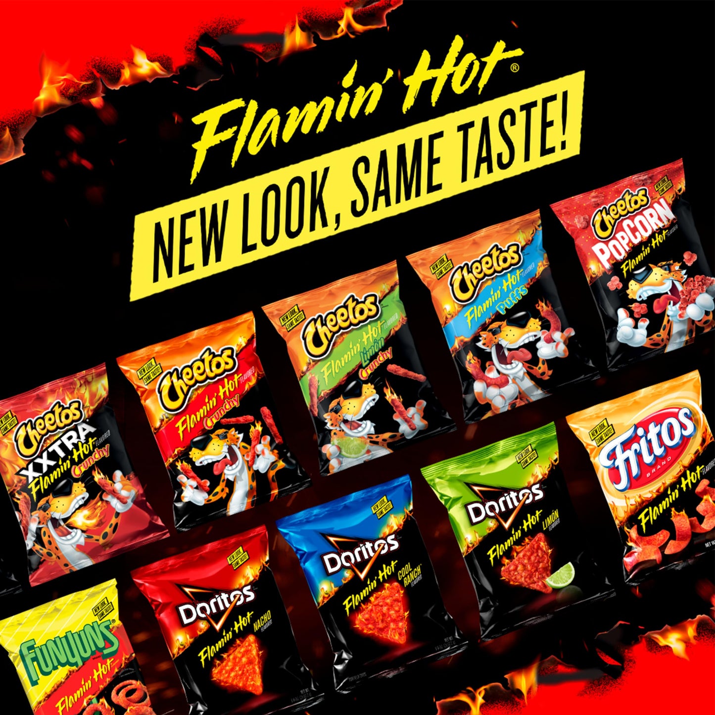 Doritos Tortilla Chips Flamin' Hot Limon Cheddar Cheese, 9.25 Oz
