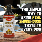Colgin Authentic Hickory Liquid Smoke (16 oz) for Home Cooks & BBQ Enthusiasts | Liquid Smoke for Cooking | Rich, Sweet Smoky Flavor for Meats