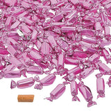 Fun Express - Hot Pink Foil Wrapped Caramels (2lbs) for Wedding - Edibles - Soft & Chewy Candy - Caramel & Licorice & Candy Corn - Wedding - 189
