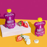 Mamma Chia Organic Strawberry Banana Chia Squeeze, 400 GR