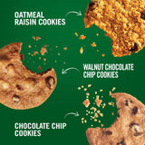 Tate's Bake Shop Variety Pack, Oatmeal Raisin , Chocolate Chip & Chocolate Chip Walnut, 3 - 7 oz Bags