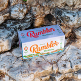 AUTX RAMBLER Sparkling Water, Texas Limestone Mineral Blend, Blackberry Flavor, 12-Ounce Cans, Three 8-Packs (24 Cans)