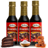 Grace Browning Sauce Jamaican 4.8oz - 3 Pack Browning Sauce for Grilling & Baking Jamaican Food - Jamaican Seasoning Sauce for Beef Gravy Vegetarian
